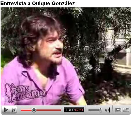 Entrevista a Quique González.